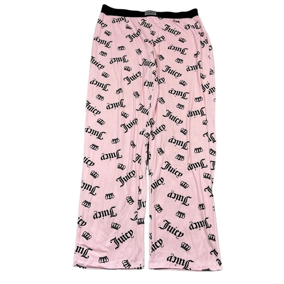 Juicy Couture Other - Juicy Couture Pink Logo Pajamas Pants Size Medium